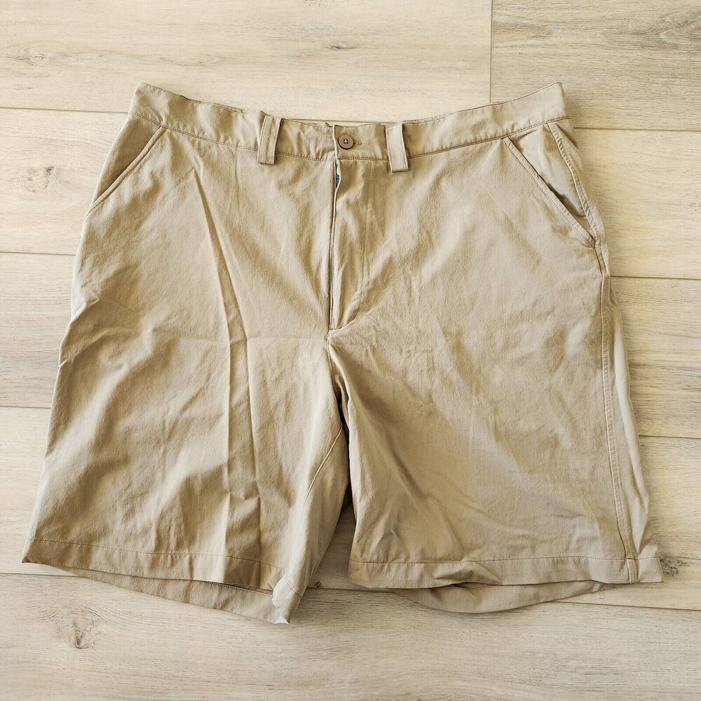 Under Armour Mens Match Play Shorts Size 40 Khaki